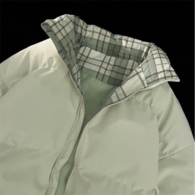 抖音得物美式潮流高品质格子三防加厚羽绒棉衣外套棉服MY5555-P68,男装棉衣,星座610B-1