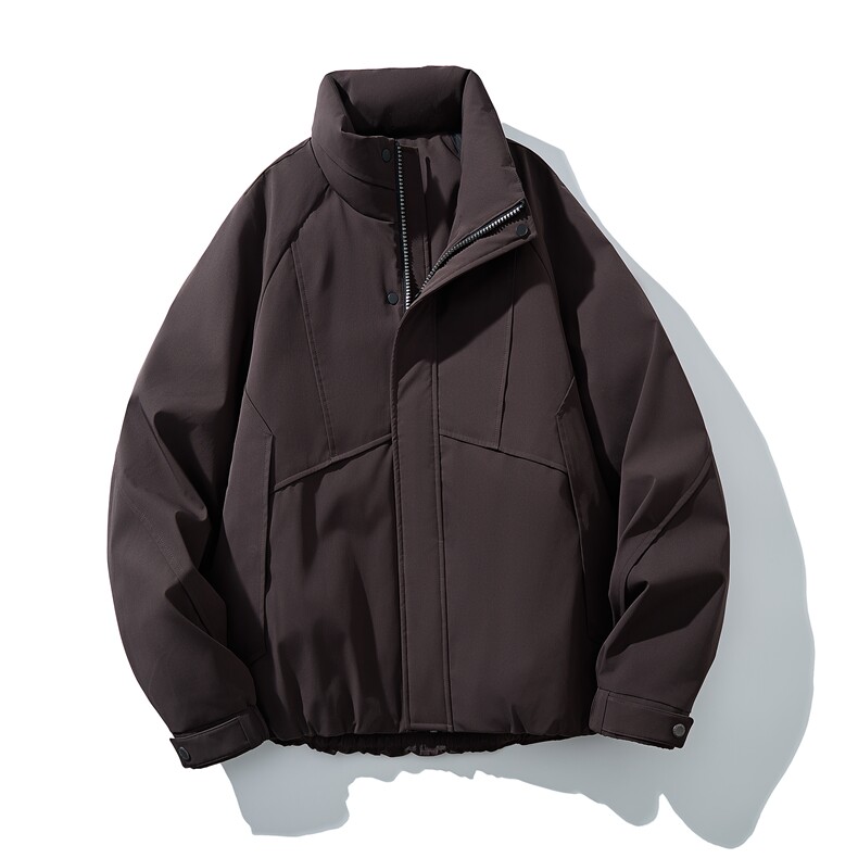 男士短款纯色羽绒服外套 D213-M302-P280图片