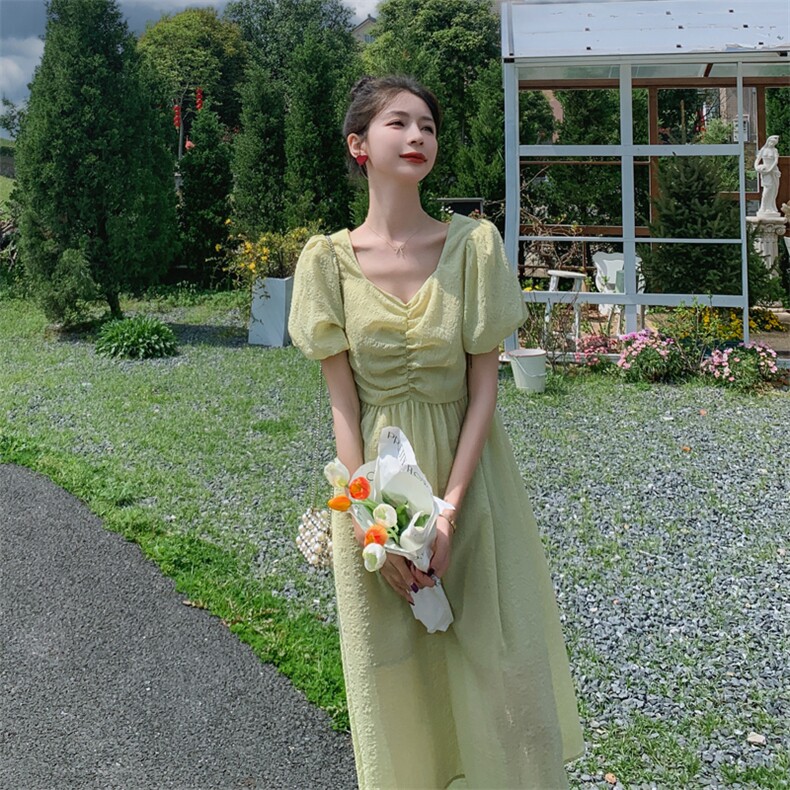法式浪漫长裙高端精致仙女连衣裙2025新款夏季裙子高级感图片