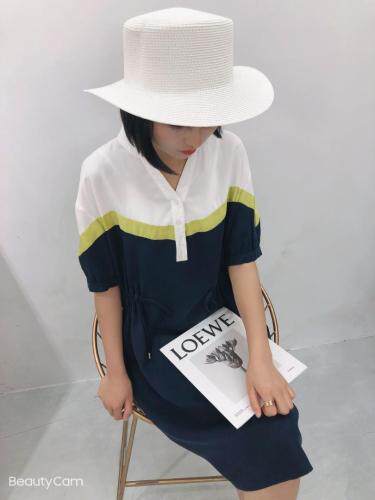 【现货】时尚个性幢色连衣裙，女装连衣裙，麦丝尚