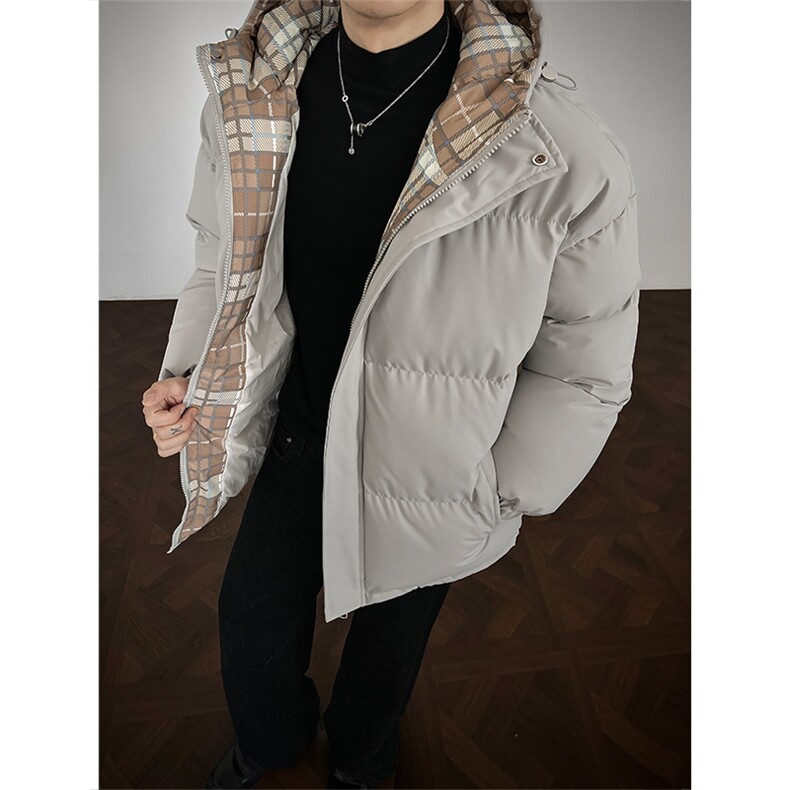 支持二开 冬装加棉加厚面包服连帽棉服大码棉衣外套男女 M812-P70图片