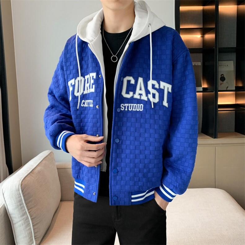 2025春季夹克男潮流假两件夹克外套衣服上衣A210-JK272-P95,男装夹克,星座210-3