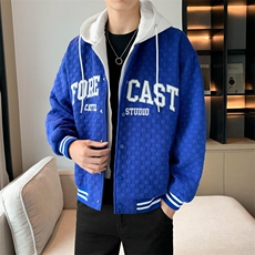 2025春季夹克男潮流假两件夹克外套衣服上衣A210-JK272-P95，男装夹克，星座210-3