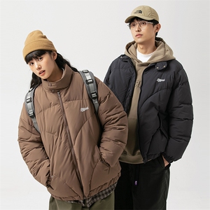 2026冬季新款男装日系潮牌纯色宽松休闲棉服加厚外套MY372-F139图片
