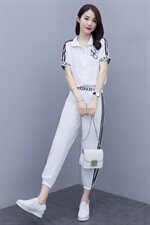 套装女夏2021年夏季新款女装时尚休闲拼接欧货大码女装，女装套装/套裙，瑶迪依秀