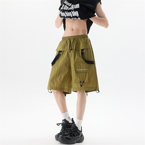 8XL-M特大码肌理感五分裤户外登山裤冲锋裤短裤男DK1502P49控68图片