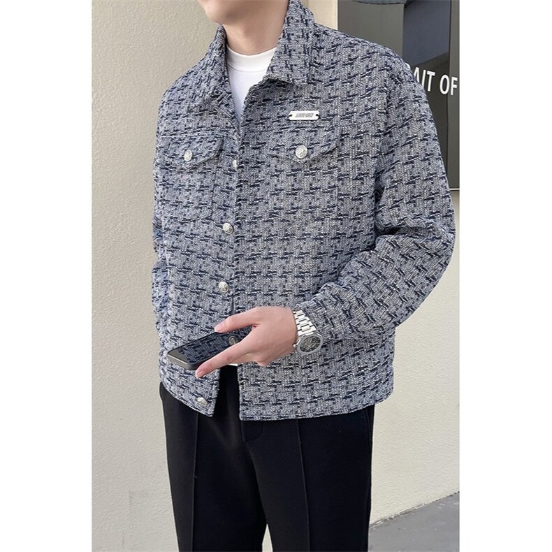 轻熟风春季新款小香风短款夹克外套JK168,男装夹克,星座516A
