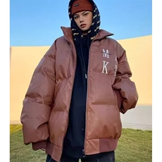 皮棉衣刺绣原版字母棉服棉衣冬季加厚男女宽松面包服外套M2916，男装棉衣，星座1116A（原606A-3）