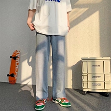 2022牛仔裤男夏季薄款宽松直筒阔腿裤潮N7109P38，男装牛仔裤，星座1116-2