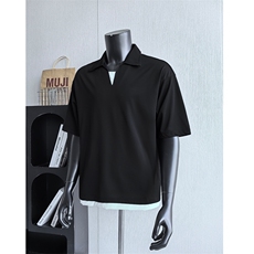 高街复古宽松休闲半袖T恤美式撞色短袖POLO衫夏季25XT77253特批25，男装T恤，电商A042