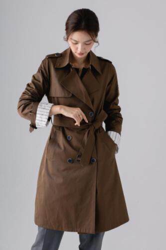 2021风衣，女装风衣，海派甜心