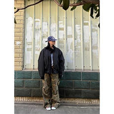 MF06-特P90美式高街立领棒球棉服飞行夹克棉衣短款外套男，男装夹克，电商B327