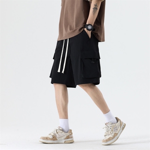 美式高街潮牌工装短裤潮流宽松休闲五分裤A161-DK726-P33图片