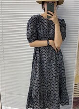 复古韩风连衣裙，女装连衣裙，A.S BAINA 艾莎佰纳