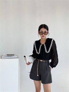 重工艺衬衣图片