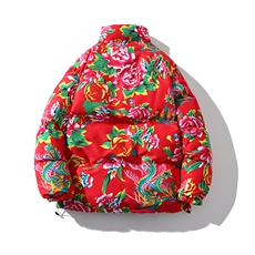 MY203后整件喜庆衣服回家过年花姑娘东北民族风风味棉衣潮，男装民族服装，星座115A-1