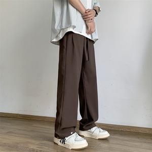 港风抖音大码休闲裤长裤品质西裤直筒裤A014-DY2172-P55