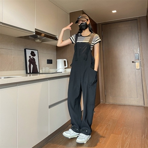 217-2-K2488-P85情侣装连体衣背带裤男女工装休闲裤~现货图片