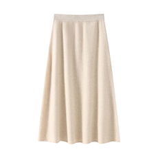 2025舒适百搭简约秋冬新款软糯舒适女士半身羊绒裙，女装半身裙，星纬羊绒