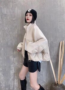 立领90绒羽绒服图片