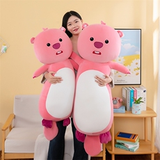 明明玩具 海狸抱枕