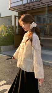 新款上新2025新中式重工亮片刺绣防晒外套女85083-208A-P160-K255图片
