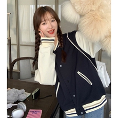 2023年秋季新款拼接棒球服外套82385-P130-K178，女装短外套，一九零