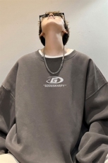 内景新款秋冬复古休闲宽松圆领卫衣男潮打底衫WY00388/P35加绒P45，男装卫衣，电商B316