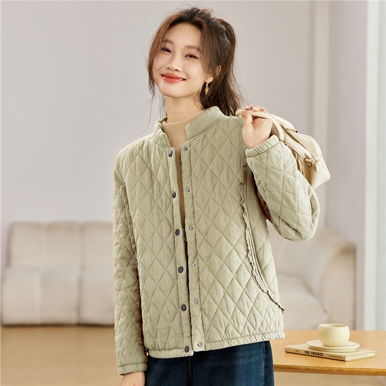 叶笙衣82586立领棉衣,女装棉衣/棉服,叶笙衣