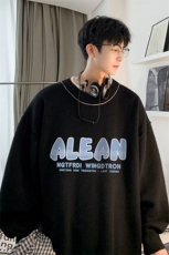 控78假两件毛衣男大码加绒针织衫男毛线衣M80291-P55加绒P70，男装针织衫/毛衣，电商A040