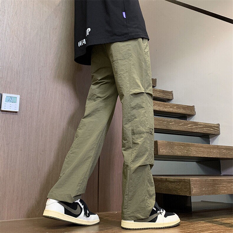 直筒工装裤男夏季新款美式潮牌休闲长裤宽松阔腿裤子Z9807B-P40,男装工装外套,星座509