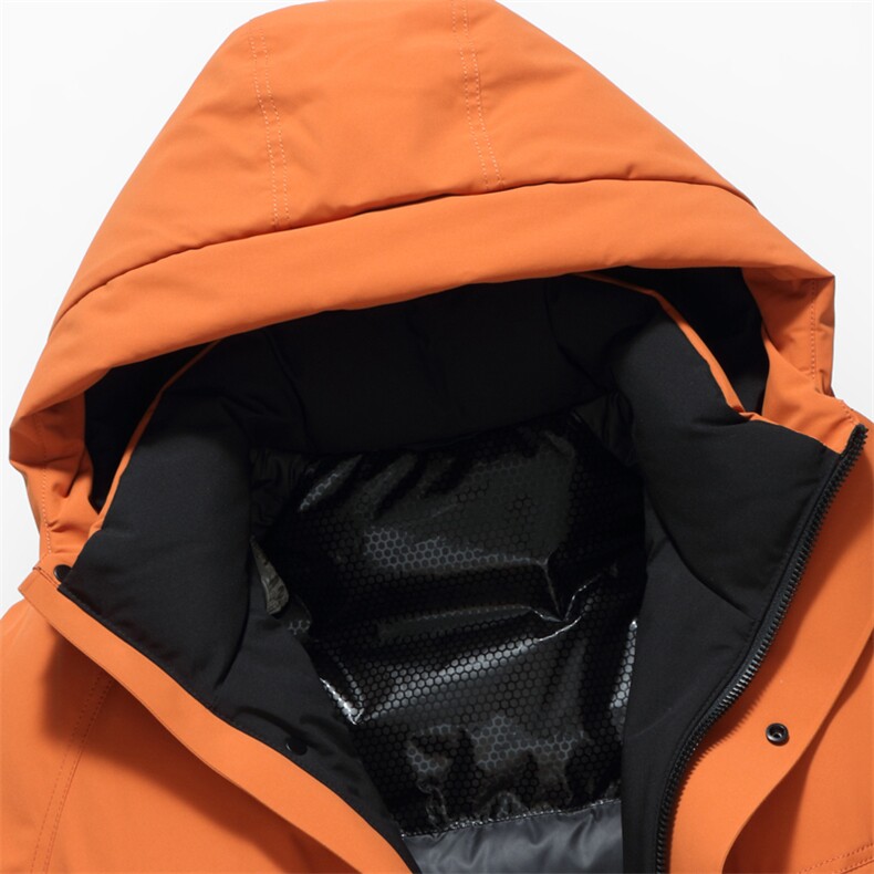 HYD82026新款冬季男士鸭绒羽绒服连帽保暖外套修身大衣,男装羽绒服,电商B360