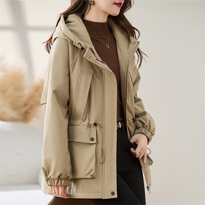 现货！棉衣女2024冬季新款加绒加厚棉衣休闲派克服图片