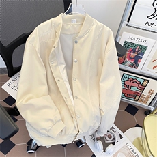 秋季新款港风美式vibe潮流灯芯绒拼接双层外套棒球服JK1401-P58，男装夹克，星座313A(原308A-2)
