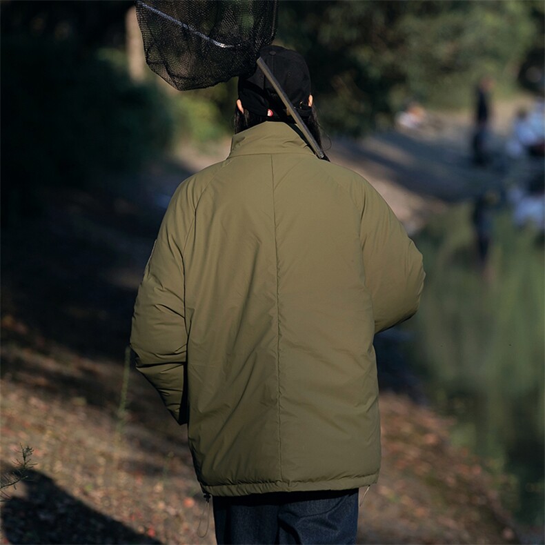 外27-2GANYOU日系拉链口袋可自行DIY魔术贴加厚棉服MY06-P195,男装棉衣,新杭派外27-2