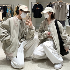 2023美潮工装夹克情侣宽松设计感棒球服外套2366特P69，男装夹克，电商A309