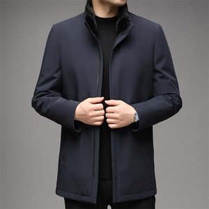 BB6557秋冬2023年男士新款夹克兔毛内胆大衣保暖派克服P792图片
