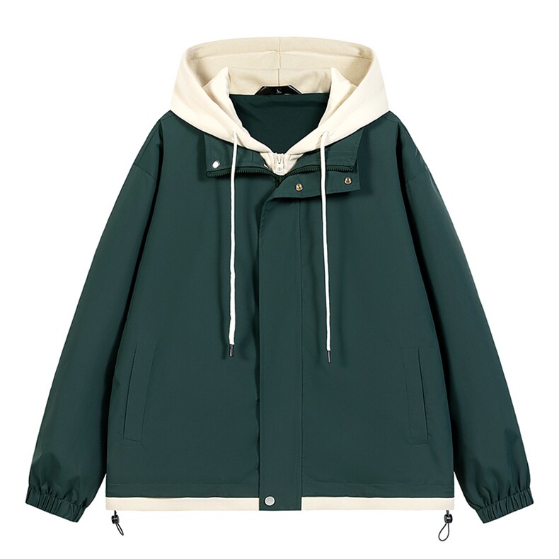 秋季现货假两件夹克男二开三防冲锋衣外套DSA157B-JK763-P68图片