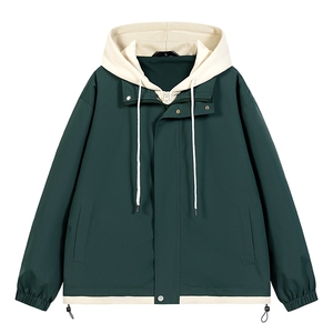 秋季现货假两件夹克男二开三防冲锋衣外套DSA157B-JK763-P68图片