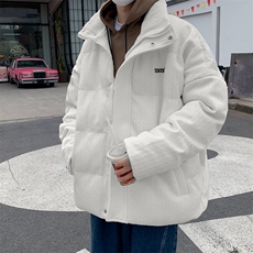 港风冬款男棉衣提花字母刺绣棉服保暖休闲棉袄MY40P90，男装棉衣，星座1013-1