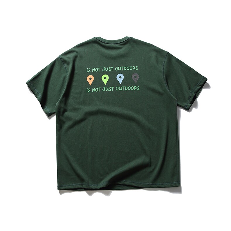 南夏乔装2025夏季新款美式潮流个性印花宽松T恤日系休闲短袖上衣,男装T恤,电商S006（B521）