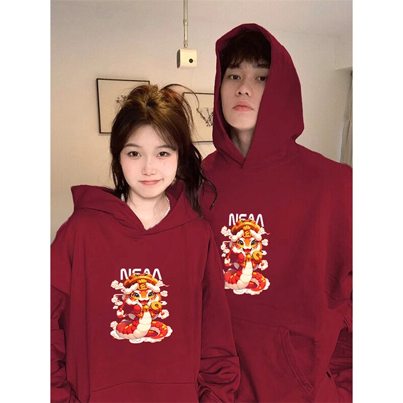 抖音得物供货可提供视频秋冬重磅美式宽松连帽卫衣DL2275,男装卫衣,电商A486