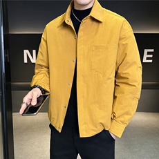标50绒男士羽绒服冬季2025新款暗扣夹克外套A313-25662-P215，男装夹克，电商A313