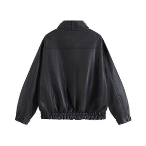 新款皮衣皮夹克PU机车服潮酷款男夹克309B-2321-P95图片