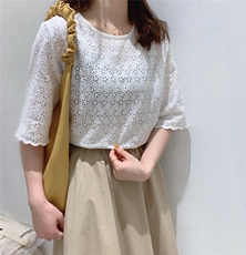 夏季韩系上衣系列，女装，唯品