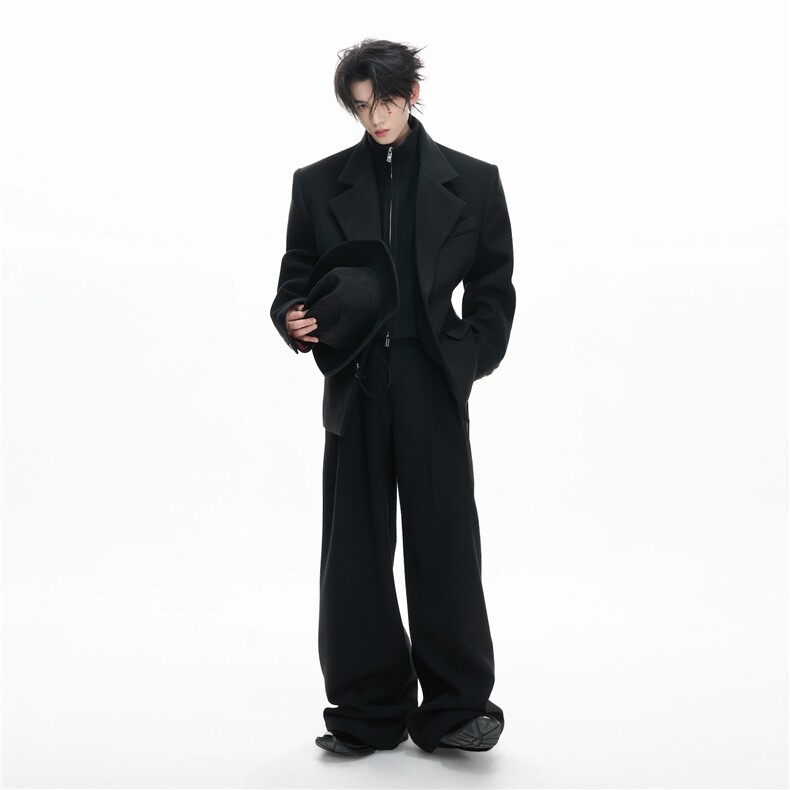 C316XZ9973P138K9974P78TZ9975P216套装毛呢红色西服,男装西服,电商C316
