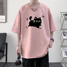 麂皮绒短袖t恤男大码半袖男JD82440-P25，男装T恤，电商A040