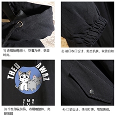 JK41160-P85加棉款-P115纯棉连帽夹克男士大码工装夹克男砖墙，男装夹克，电商A040A