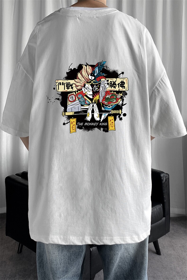 DX17016-P20纯短袖t恤男大码半袖打底衫宽松体恤衫港风,男装T恤,电商A040