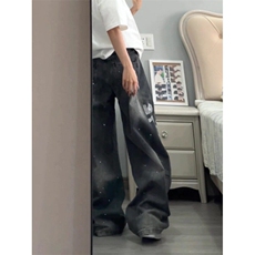 美式复古弯刀牛仔裤ZK0348-P55，男装牛仔裤，星座313A(原308A-2)